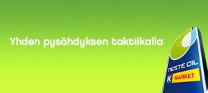Suomalainen huoltoaseman mainoksessa on sama idea kuin Teoston toiminnassa