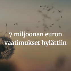 Hyvä lakimies säästää 7 miljoonaa