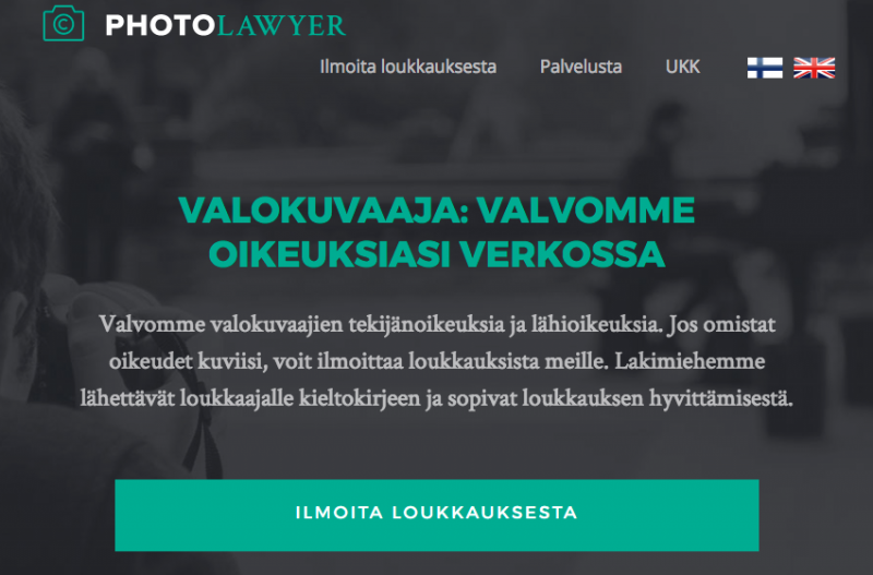 Valvo valokuvia verkossa