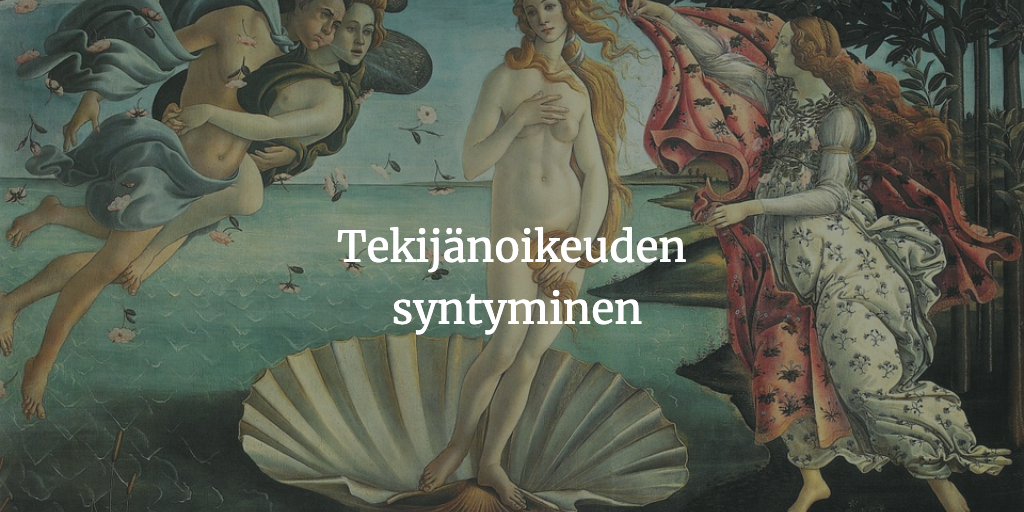 Tekijänoikeuden syntyminen